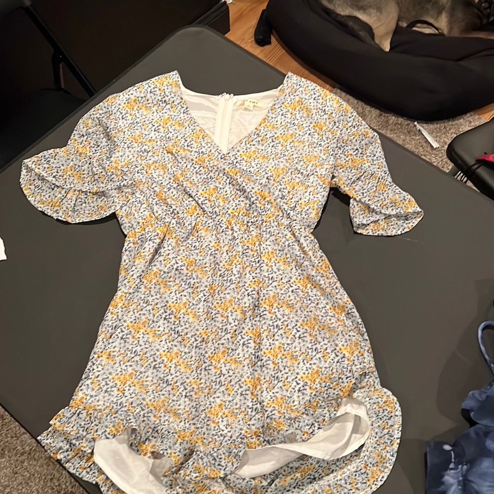 Miami floral romper